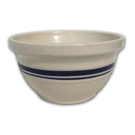 Ohio Stoneware Ohio Stoneware Dominion Ceramic Mixing Bowl 10 in. Blue / White 12089